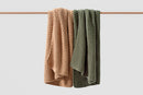 Seed Stitch Cotton Throw Blanket