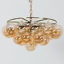 Circular Multi-Head Glass Ball Bubble Chandelier