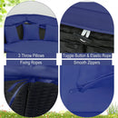 Round Patio Daybed with Retractable Canopy and Cushions by LJGDeals