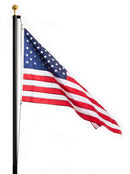EZ Pole Sectional Flagpole - Made in USA - 5 Year Warranty