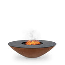 Arteflame Classic 40″ — Fire Pit with Cooktop (CORTEN Bowl; Short Round / Short Euro / Built-In No Base)