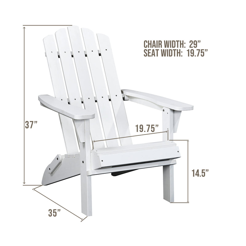 Classic Folding Adirondack Chair