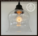 BELL Clear Glass Pendant Light