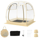 Instant Pop up Sports Tent with Carrying Bag and Floor Mat for 1-2/5-6 People by LJGDeals