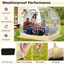 Instant Pop up Sports Tent with Carrying Bag and Floor Mat for 1-2/5-6 People by LJGDeals
