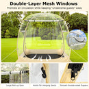 Instant Pop up Sports Tent with Carrying Bag and Floor Mat for 1-2/5-6 People by LJGDeals