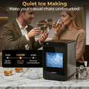 Countertop Ice Maker with 1.6" Clear Ice Cubes - 26 lbs/Day by LJGDeals