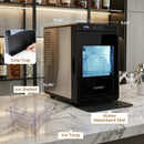 Countertop Ice Maker with 1.6" Clear Ice Cubes - 26 lbs/Day by LJGDeals