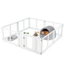 Clear Plastic Dog Playpen with Door - 8 Panel by LJGDeals