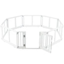 Clear Plastic Dog Playpen with Door - 8 Panel by LJGDeals