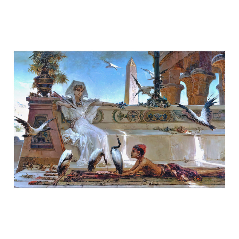 "Cleopatra" by Wilhelm Kotarbiński Matte Poster