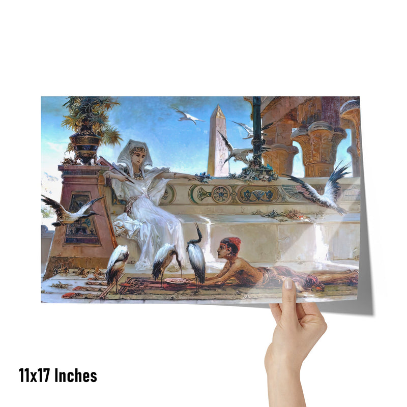 "Cleopatra" by Wilhelm Kotarbiński Matte Poster