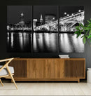 Cleveland Night Skyline Wall Art City Cityscape Canvas Print