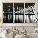 Cleveland Night Skyline Wall Art City Cityscape Canvas Print by MyGreatCanvas | Canvas Wall Art Prints | Photo Prints & Wall Decor