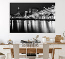 Cleveland Night Skyline Wall Art City Cityscape Canvas Print