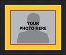 NBA Basketball Photo Picture Frame Kit - Cleveland Cavaliers (Yellow Matting, Wine Red Trim) by Dynasty Sports & Framing