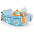 Wooden Submarine Rocking Climber with Rotating Propeller