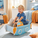 Wooden Submarine Rocking Climber with Rotating Propeller by LJGDeals