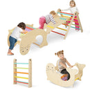 7-in-1 Indoor Climbing Toys for Toddlers with Reversible Ramp by LJGDeals