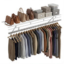 Closet Shelves Wall Mounted with Ventilated Metal Wire Shelving Kit by LJGDeals