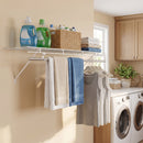 Closet Shelves Wall Mounted with Ventilated Metal Wire Shelving Kit by LJGDeals