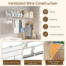 Closet Shelves Wall Mounted with Ventilated Metal Wire Shelving Kit by LJGDeals