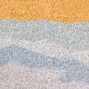 Shades of Sea - Blue Coir Doormat
