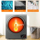 1.5 Cu .ft Clothes Dryer with with Stainless Steel Wall Mount by LJGDeals