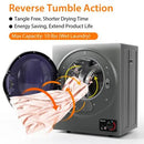 1.5 Cu .ft Clothes Dryer with with Stainless Steel Wall Mount by LJGDeals