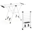 Clothes Drying Rack with Height Adjustable Wings by LJGDeals