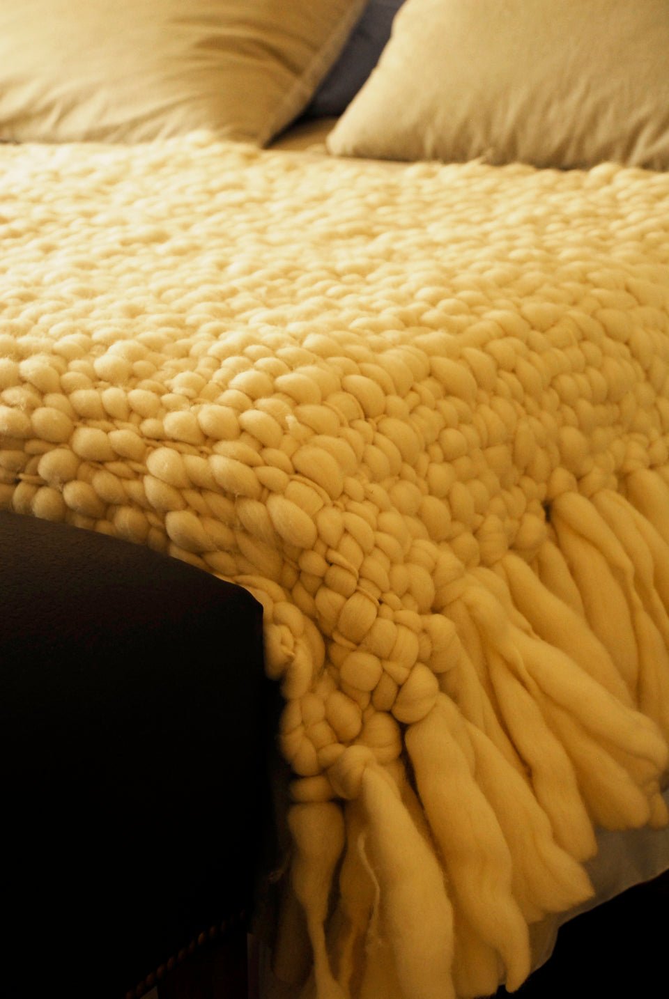 Clouds Chunky Knit Throw Blanket, photo 5 of 22