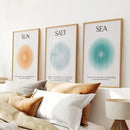 Sun Salt and Sea Aura Posters Wall Decor Set by Wall Art Set