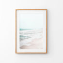 Beige Coastal Beach Wall Art Print. Ocean Waves by Wall Art Set