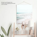 Beige Coastal Beach Wall Art Print. Ocean Waves by Wall Art Set