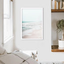 Beige Coastal Beach Wall Art Print. Ocean Waves by Wall Art Set