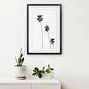 Tropical Black White Palm Trees Wall Decor by Wall Art Set