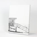 Black White Lifeguard Tower Poster. Coastal Summer Wall Art by Wall Art Set