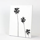 Tropical Black White Palm Trees Wall Decor by Wall Art Set