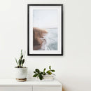 Coastal Cliff and Ocean Rocks Poster by Wall Art Set