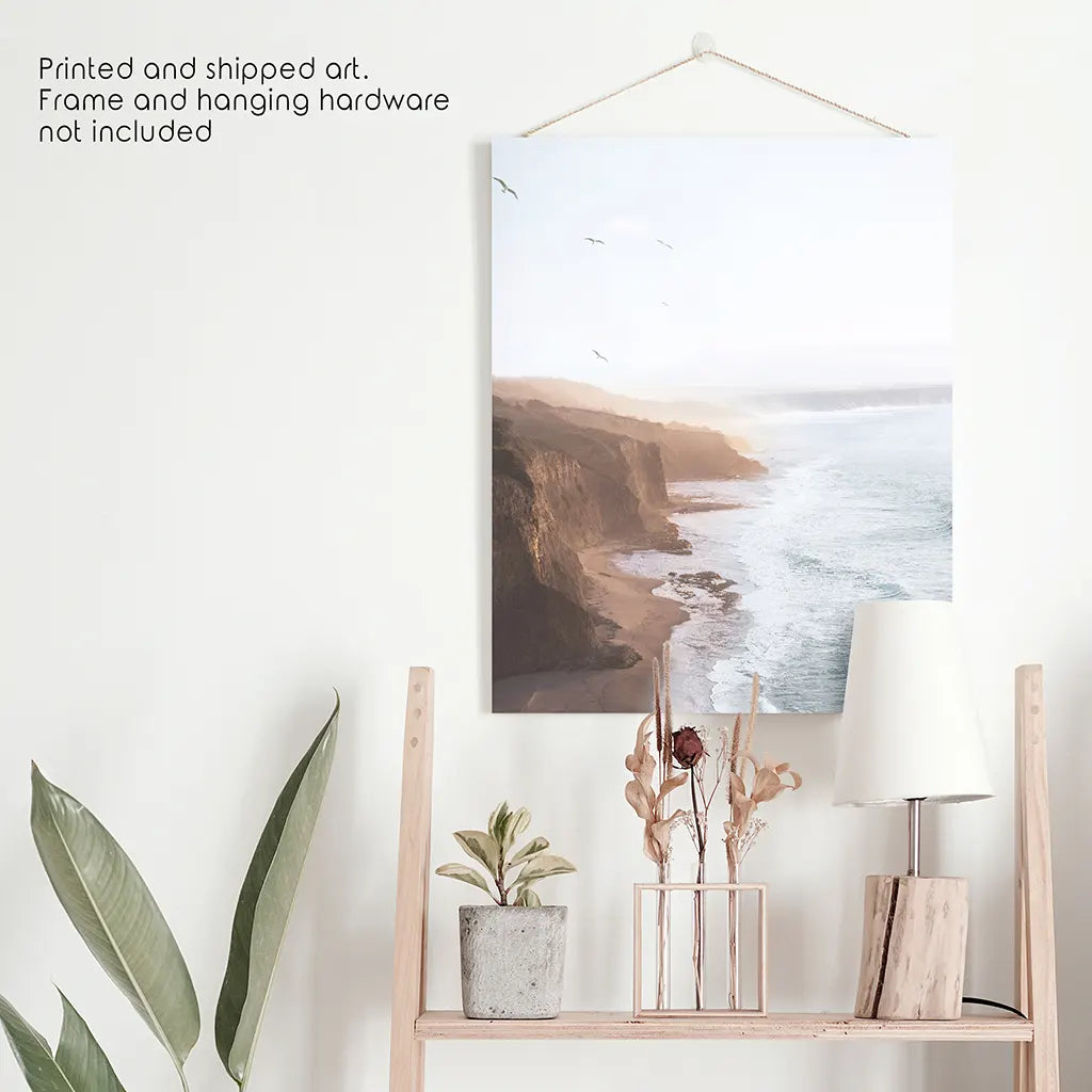 Coastal Cliff and Ocean Rocks Poster, photo 10 of 10