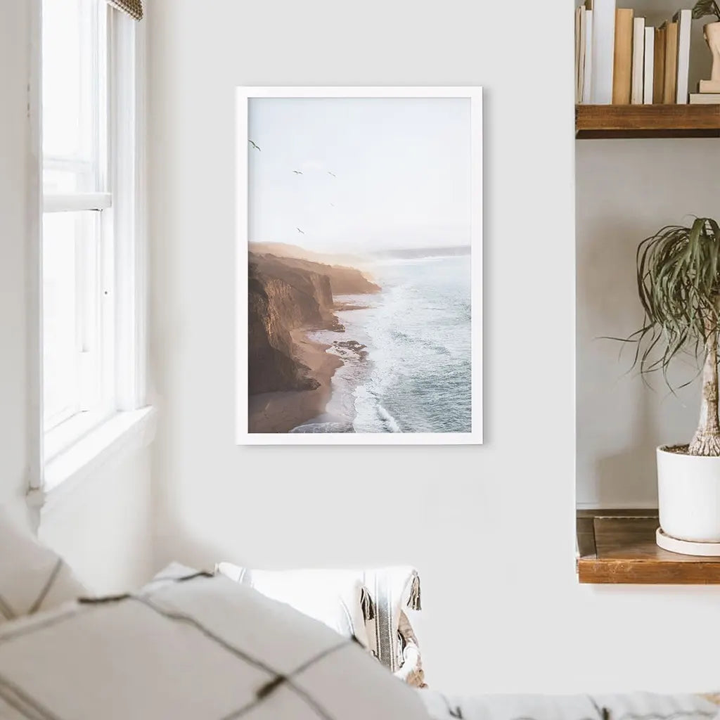Coastal Cliff and Ocean Rocks Poster, photo 6 of 10