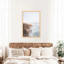 Coastal Cliff and Ocean Rocks Poster by Wall Art Set