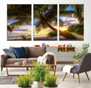 Coastal Sunset Palm Tree Giclee Canvas Print – Tropical by MyGreatCanvas | Canvas Wall Art Prints | Photo Prints & Wall Decor