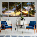 Coastal Sunset Palm Tree Giclee Canvas Print – Tropical by MyGreatCanvas | Canvas Wall Art Prints | Photo Prints & Wall Decor