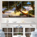 Coastal Sunset Palm Tree Giclee Canvas Print – Tropical by MyGreatCanvas | Canvas Wall Art Prints | Photo Prints & Wall Decor