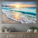 Coastal Sunset Wall Art Canvas, Ocean Beach Canvas Wall Art by MyGreatCanvas | Canvas Wall Art Prints | Photo Prints & Wall Decor