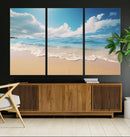 Coastal Wall Art - Serene Ocean Canvas Print with Beach and by MyGreatCanvas | Canvas Wall Art Prints | Photo Prints & Wall Decor
