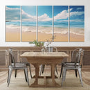 Coastal Wall Art - Serene Ocean Canvas Print with Beach and