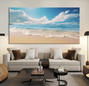 Coastal Wall Art - Serene Ocean Canvas Print with Beach and by MyGreatCanvas | Canvas Wall Art Prints | Photo Prints & Wall Decor