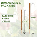 Coco Moss Poles Vine Plant Support by EnvelorHome